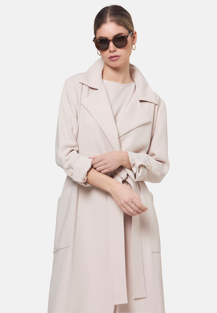 Lydiah Natural Pearl Duster Coat