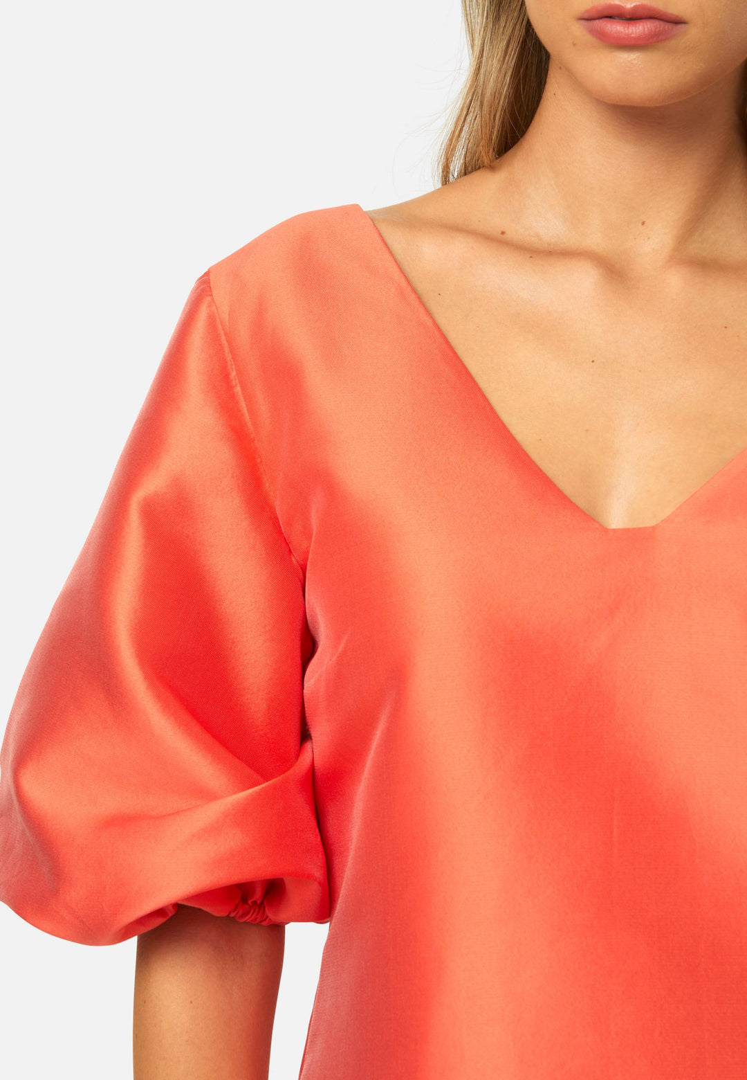 Maya Terracotta Orange Dress