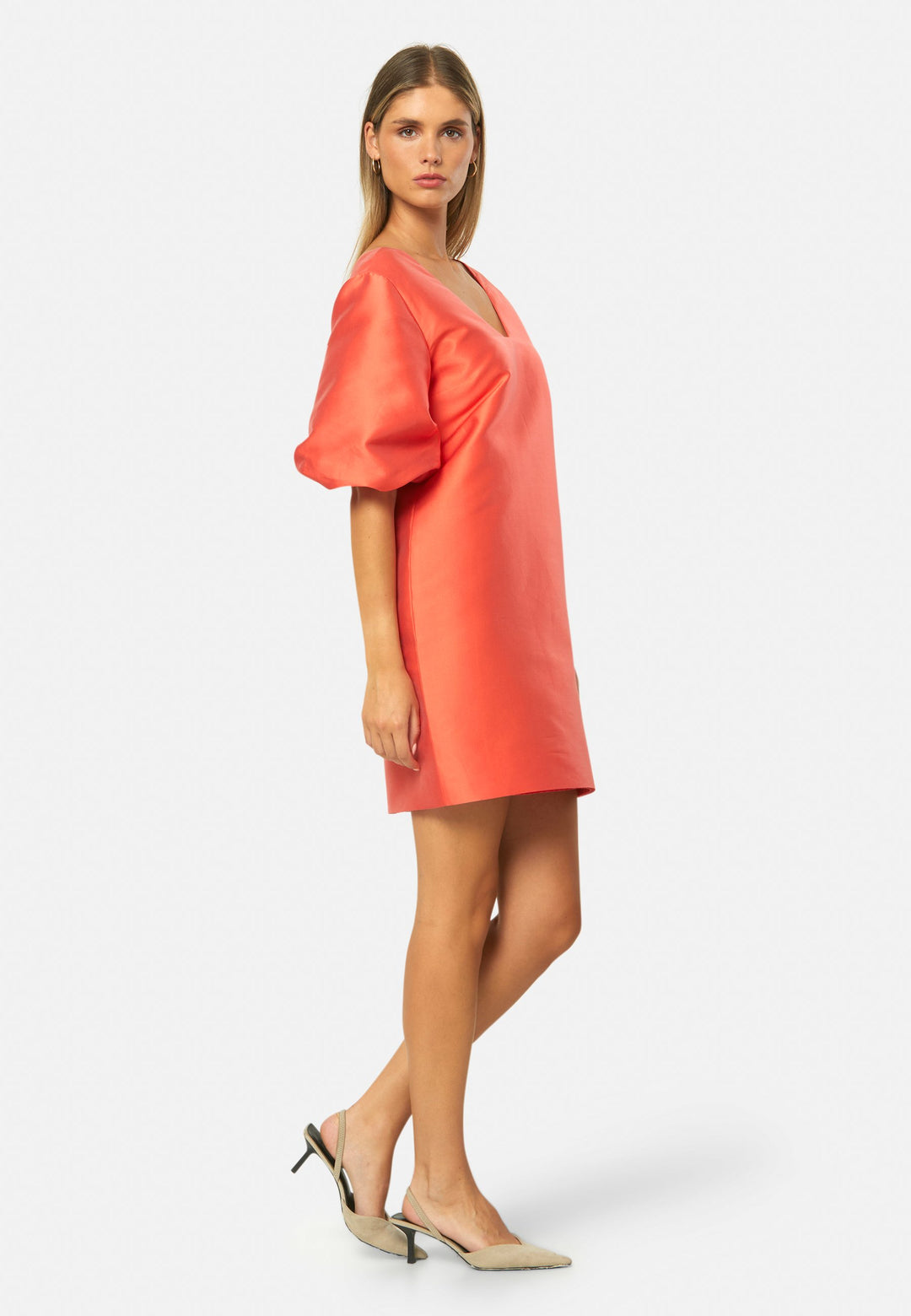 Maya Terracotta Orange Dress