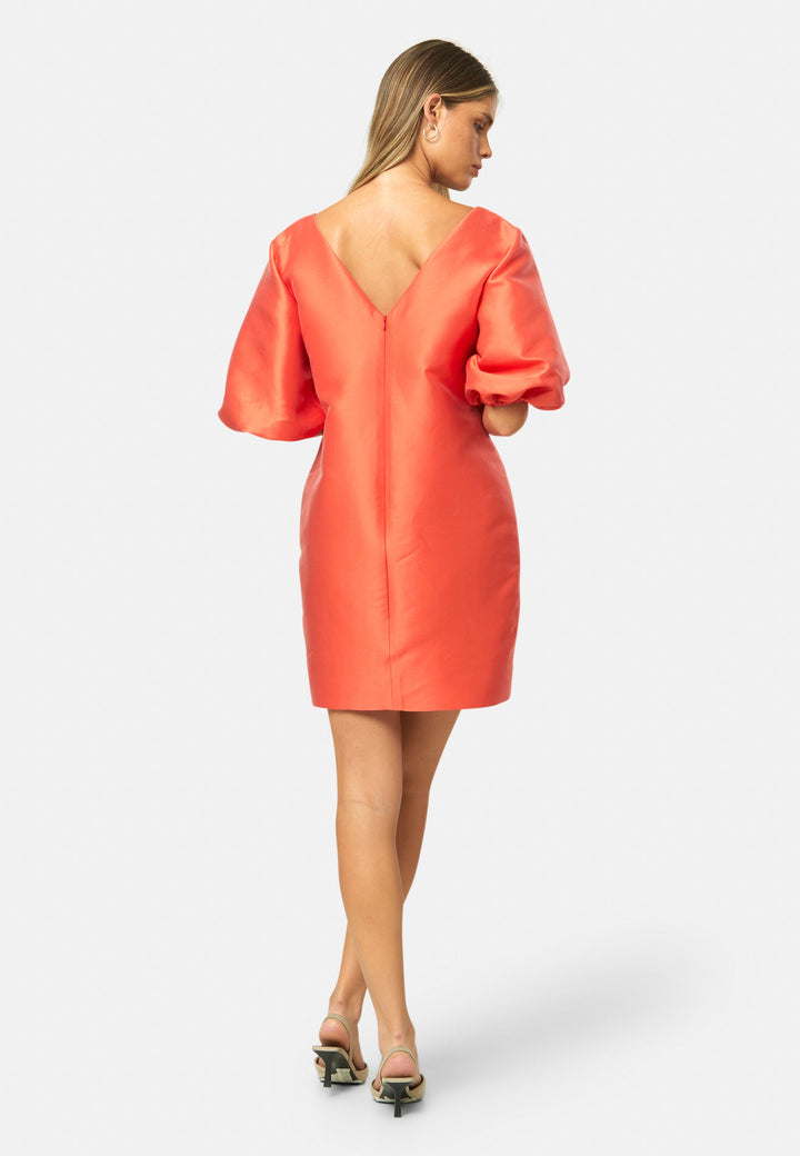 Maya Terracotta Orange Dress