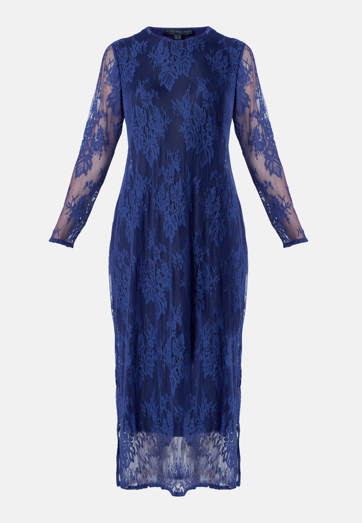 Nova Ink Blue Lace Dress
