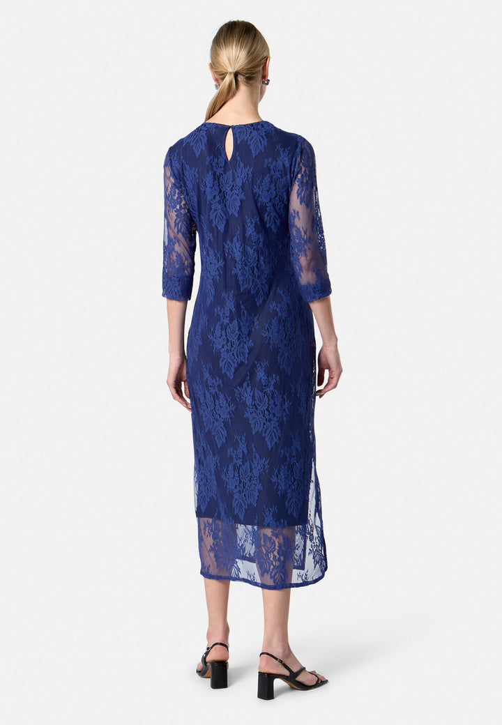 Nova Ink Blue Lace Dress