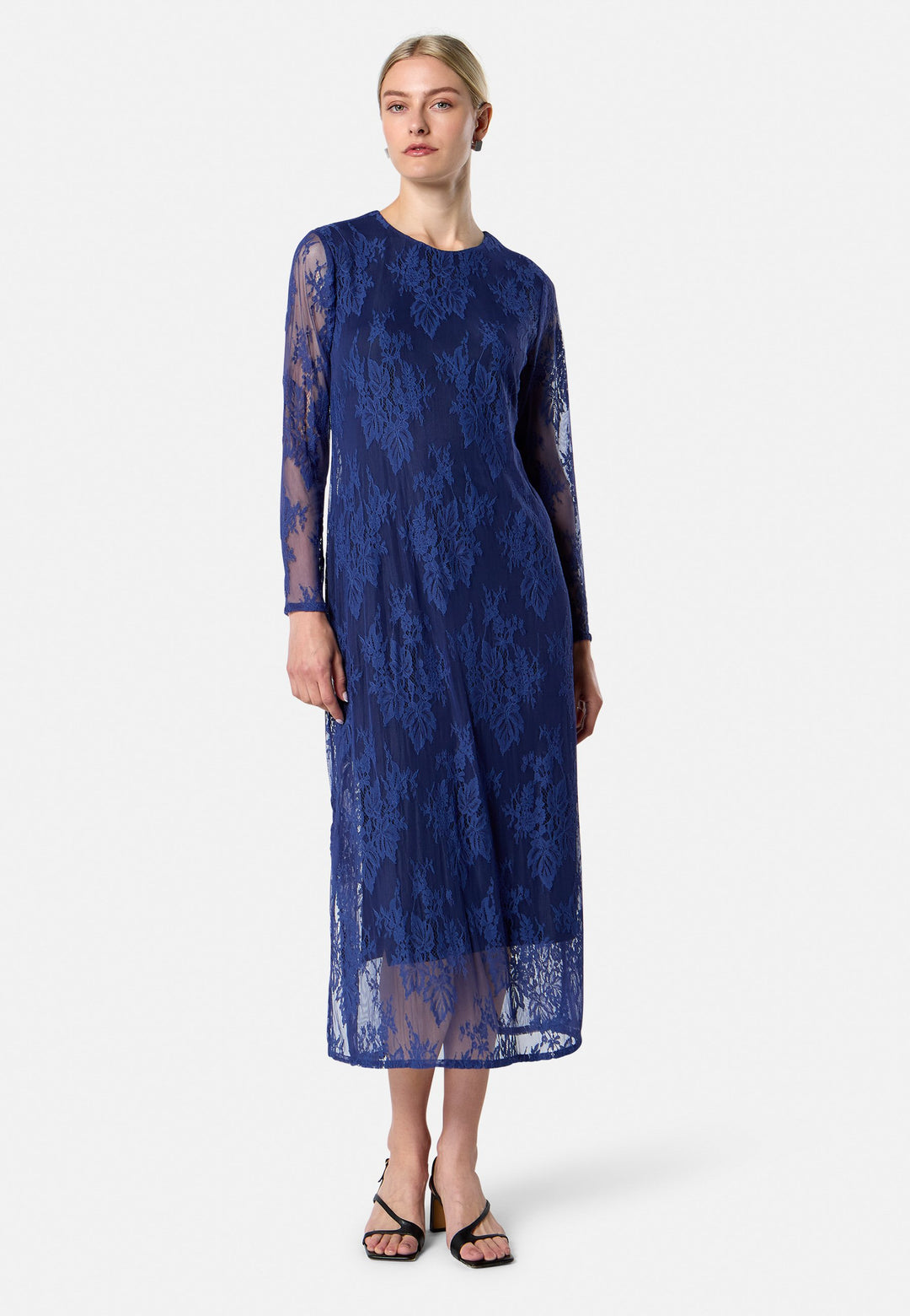 Nova Ink Blue Lace Dress