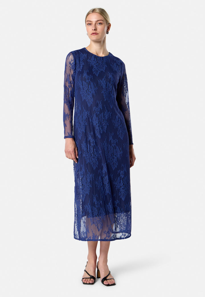 Nova Ink Blue Lace Dress