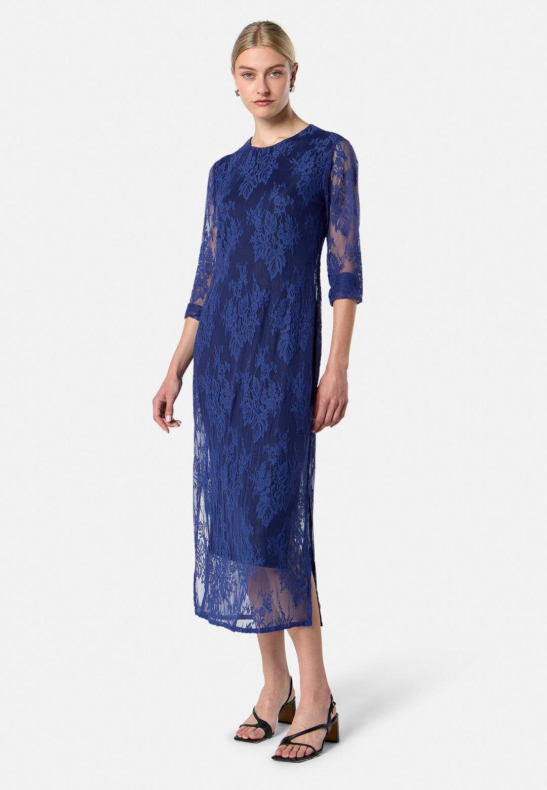 Nova Ink Blue Lace Dress