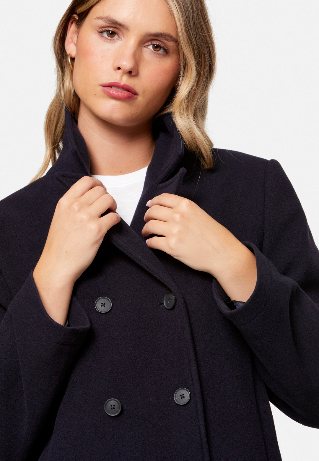 Penelope Navy Peacoat