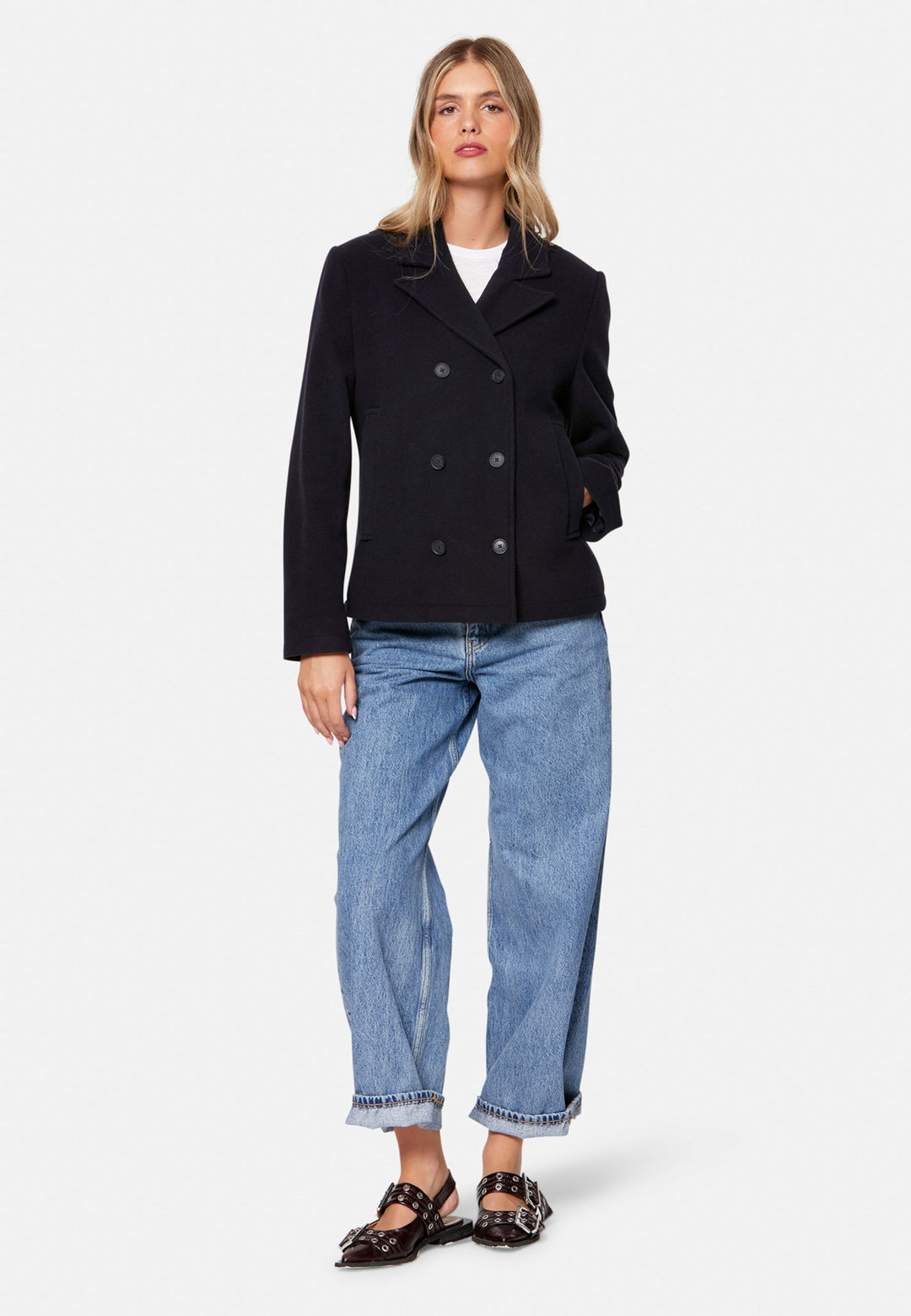 Penelope Navy Peacoat