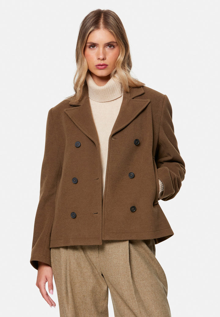 Penelope Soft Umber Peacoat