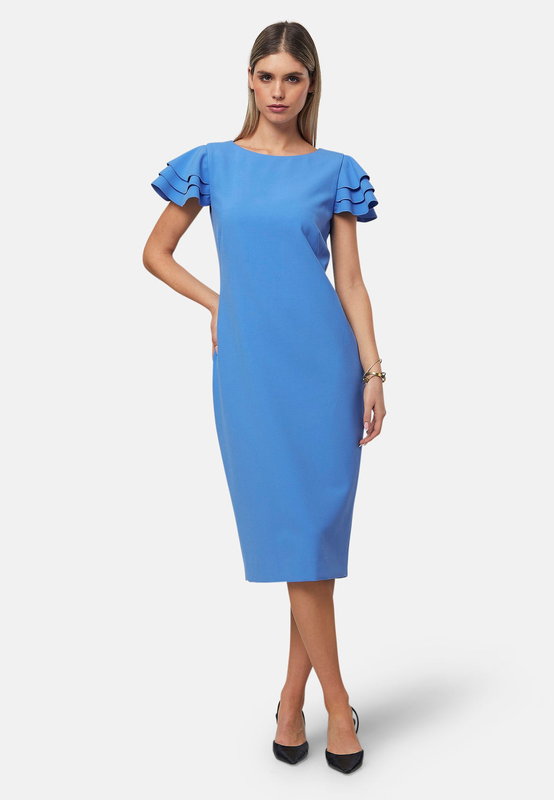 Penny Cornflower Blue Dress Helen McAlinden Penny Cornflower Blue Dress Helen McAlinden