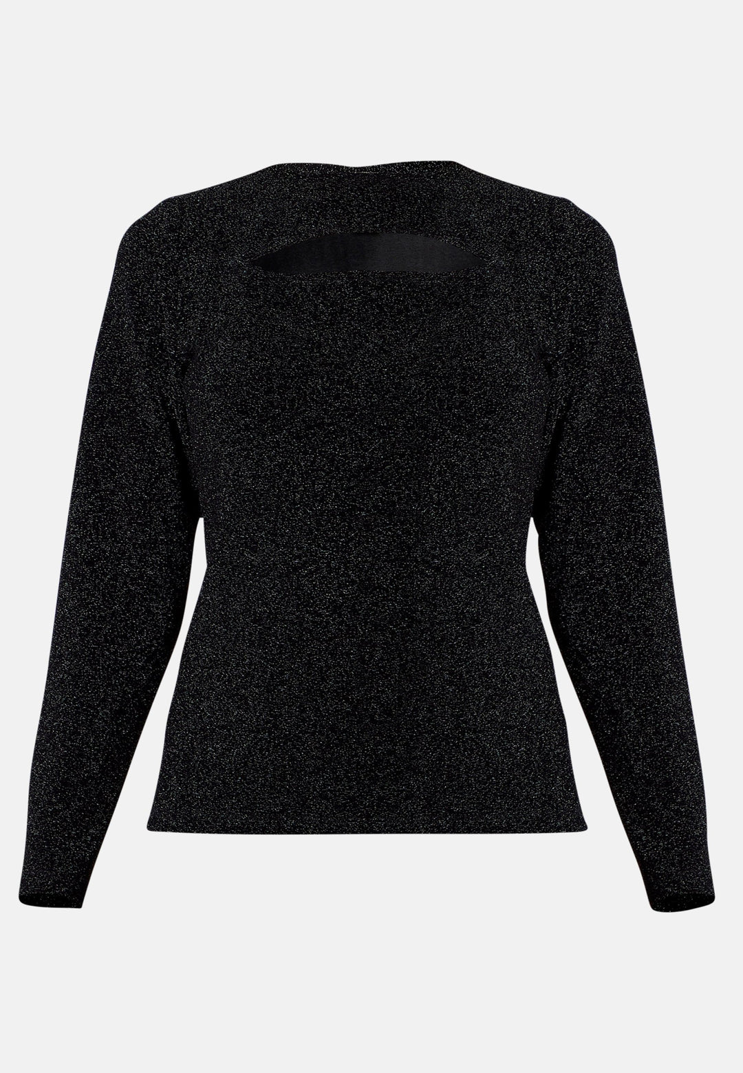 Roxanne Black Shimmer Top
