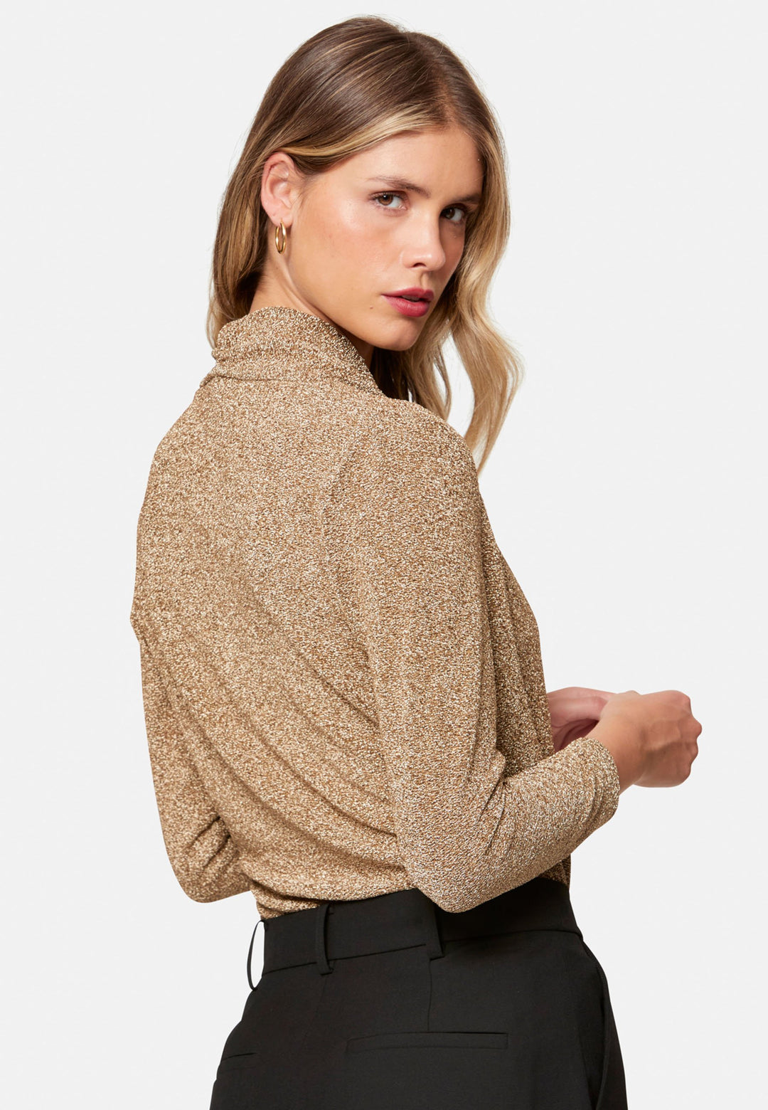 Roxanne Gold Shimmer Top