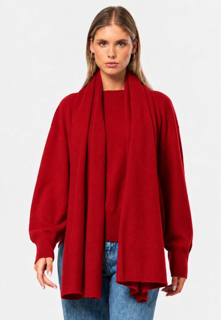 Ruby Red Travel Wrap