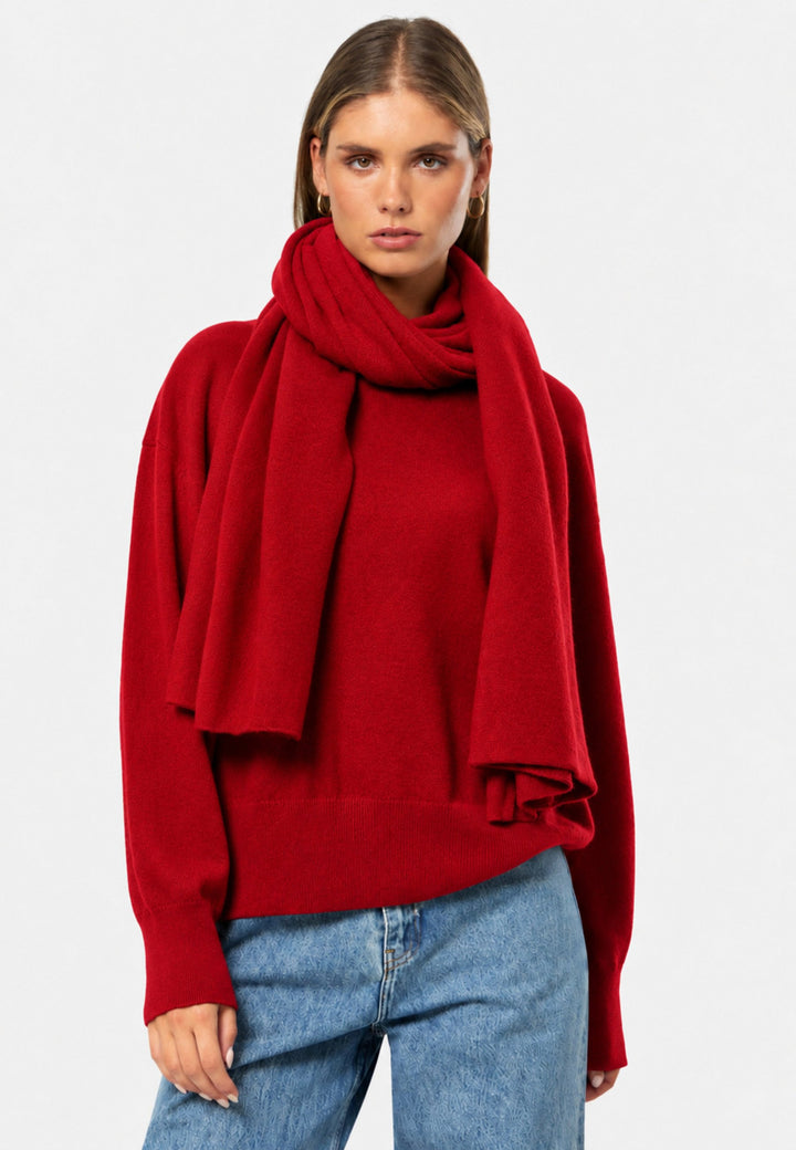 Ruby Red Travel Wrap
