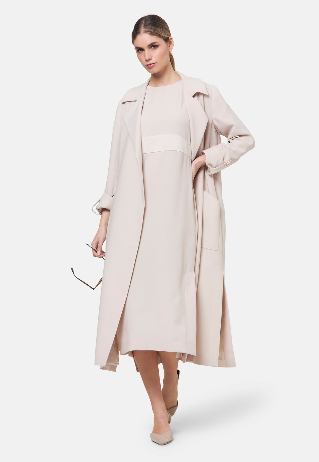 Shiv Natural Pearl Dress