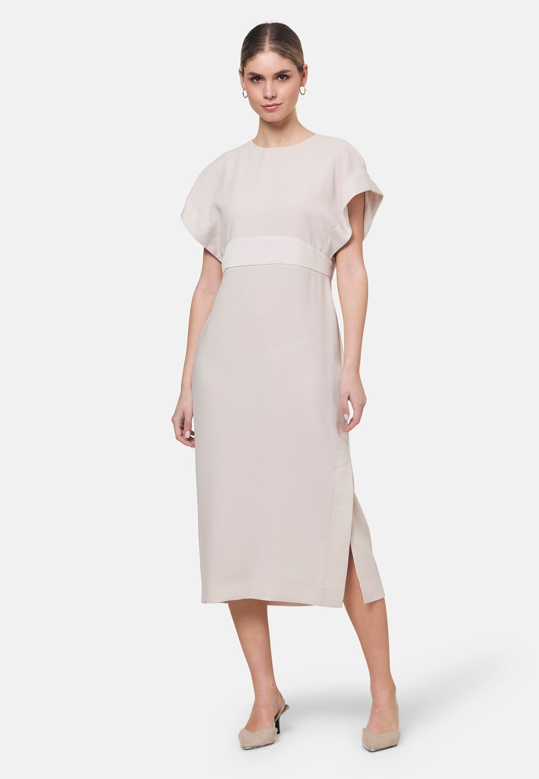 Shiv Natural Pearl Dress