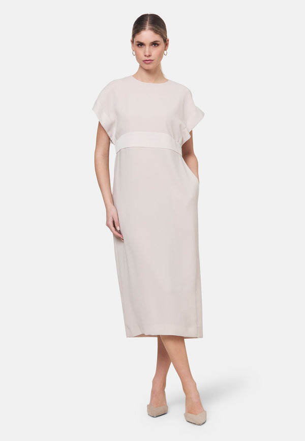 Shiv Natural Pearl Dress