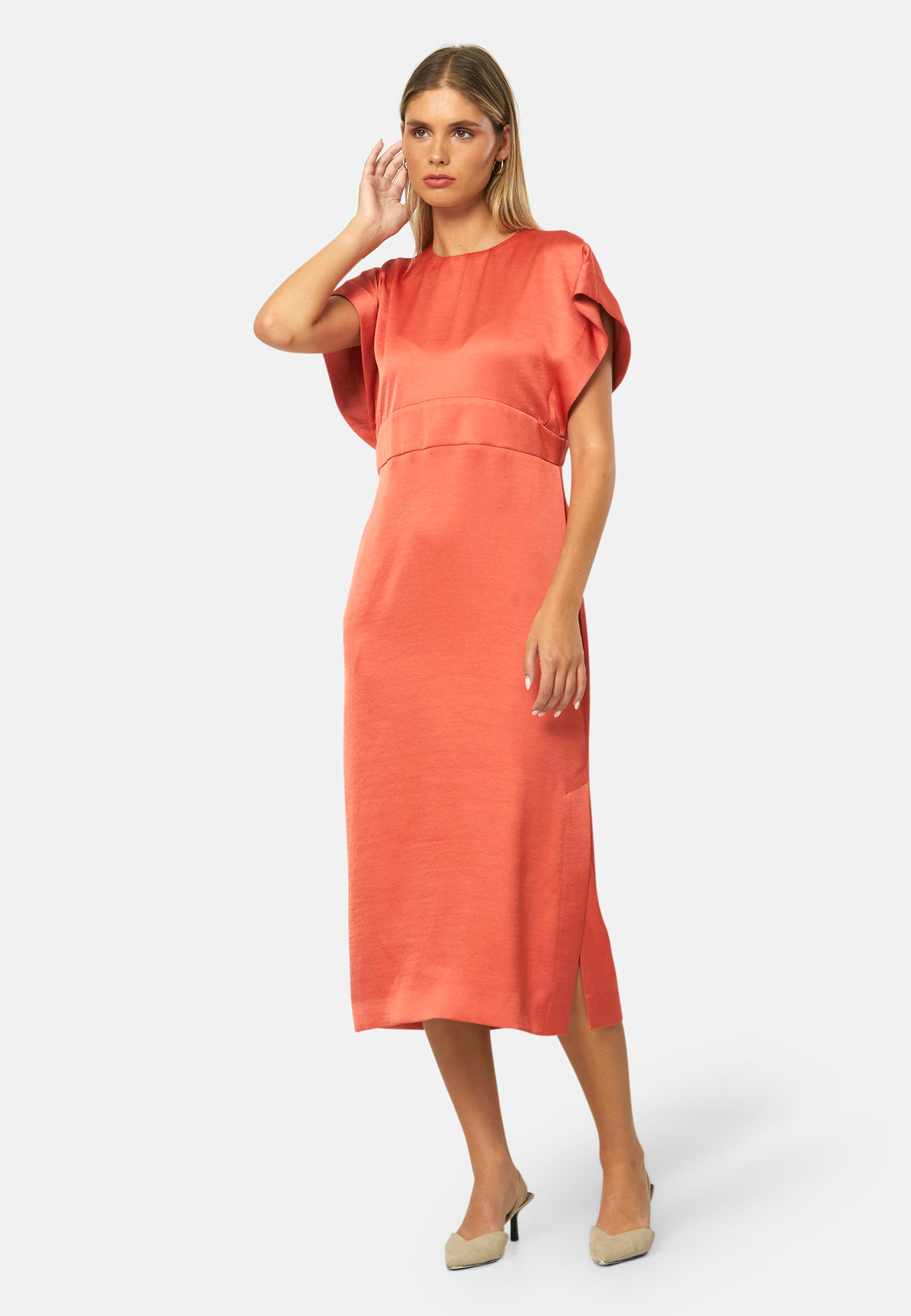 Shiv Terracotta Orange Dress