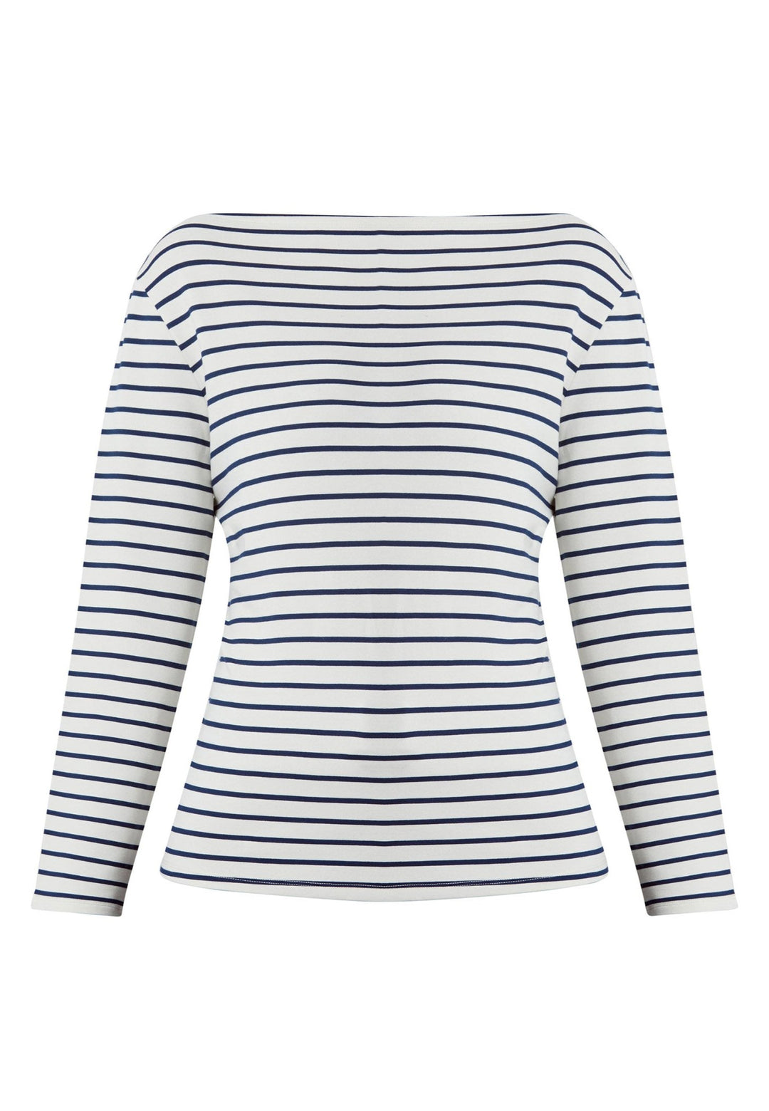 Experience the timeless elegance of our Teagan Stripe Top, expertly crafted with a luxurious stretch jersey and complemented by a sleek round neck. Available in both ecru and navy stripe, it's a must-have essential for any sophisticated wardrobe.