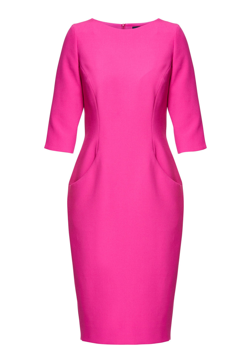 pink pencil odycon dress