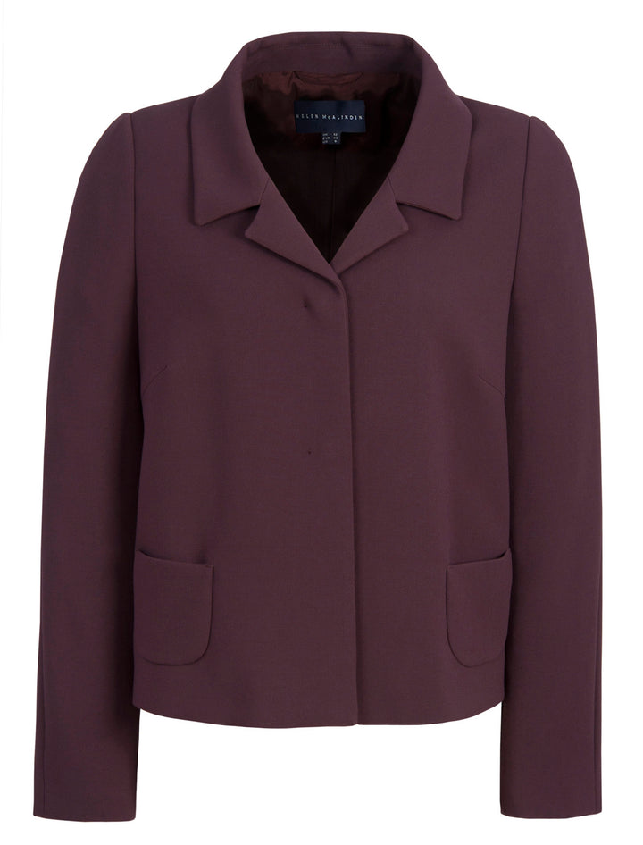 Evelynn Burgundy Jacket