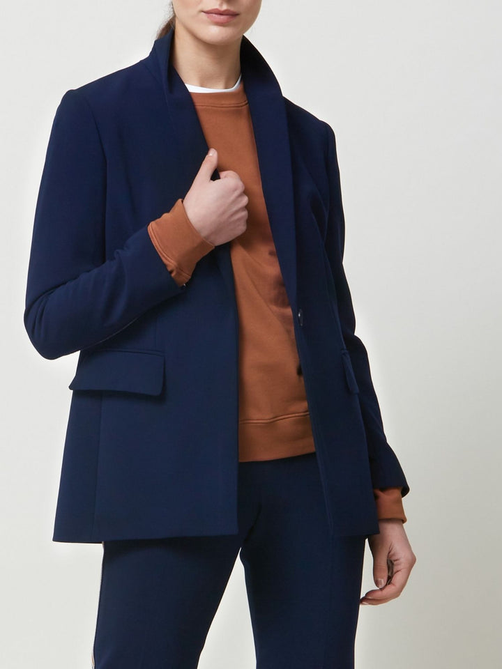 Jade French Navy Stripe Jacket