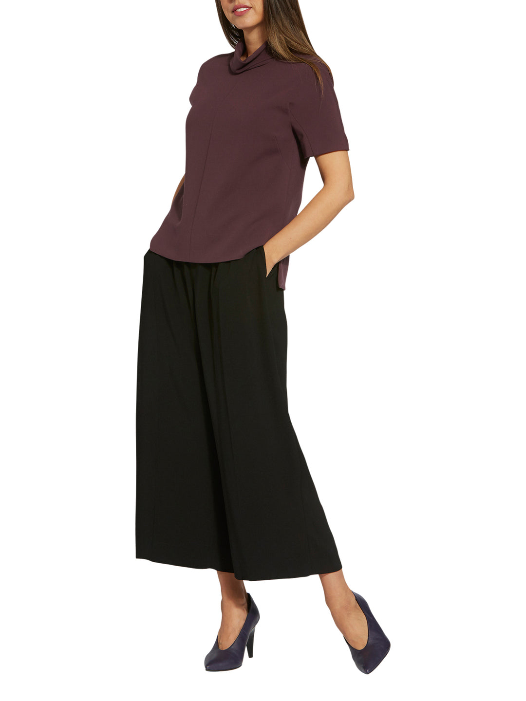 Alexa Burgundy Top