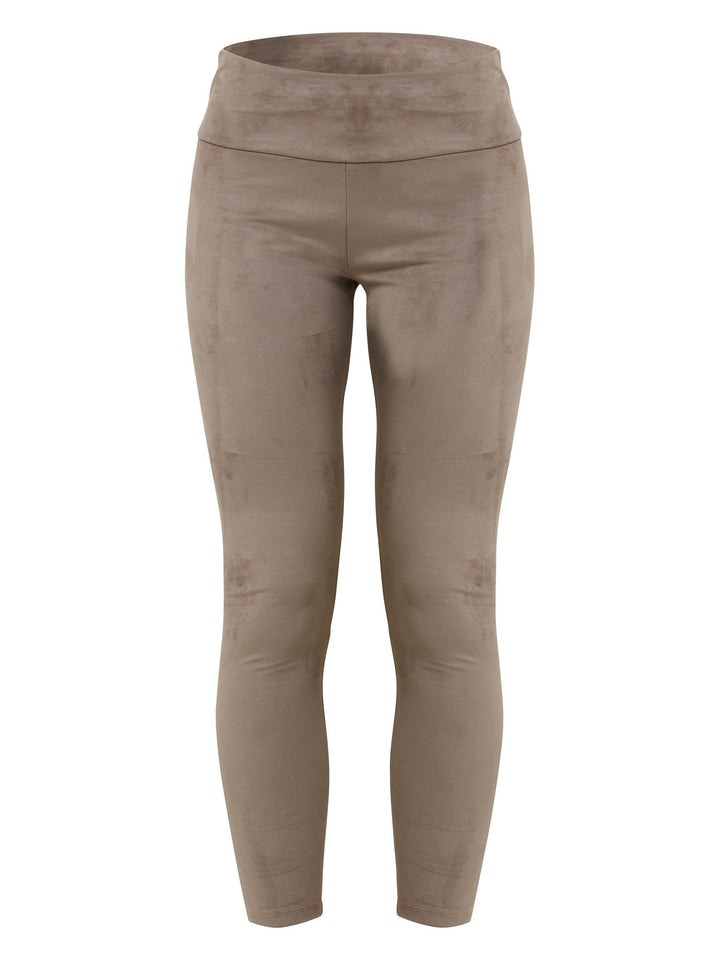 Belle Taupe Suede Legging