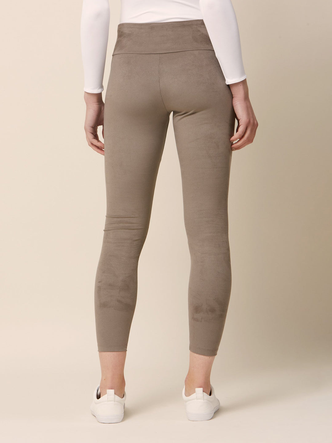 Belle Taupe Suede Legging