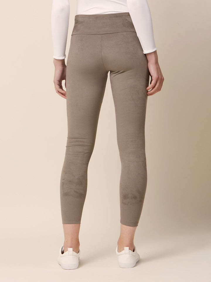 Belle Taupe Suede Legging