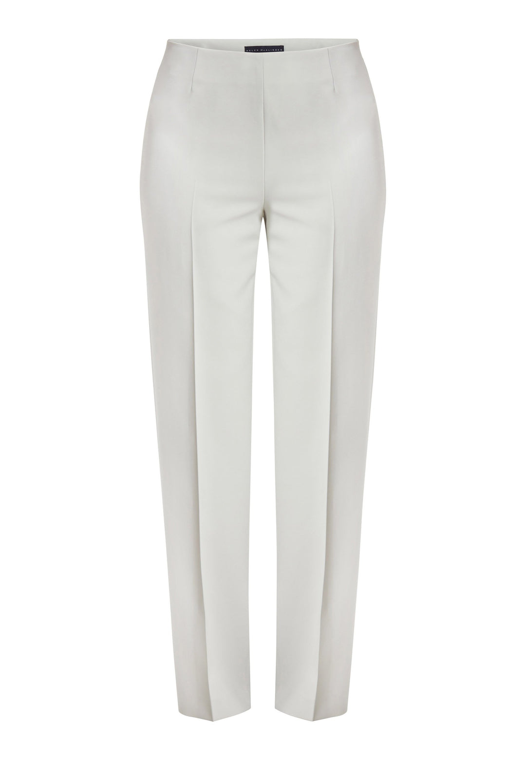 Investment-worthy, easy-fitting flat front pant. Relaxed straight leg crafted in a fluid tricotine. A wardrobe staple and HMcA classic. This fabric is made with a hint of elastane to ensure comfort and ease of movement. Shown here in a sophisticated neutral. Pair with a simple tee for workwear appeal or elevate your look with the coordinating blazer.