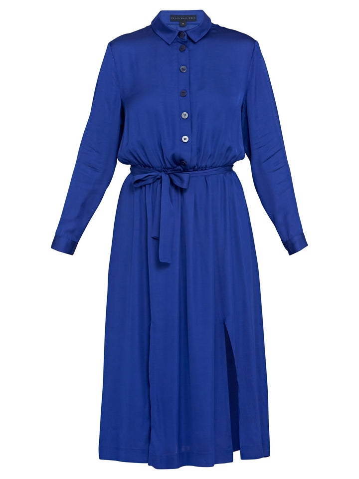Rosie Blue Satin Dress
