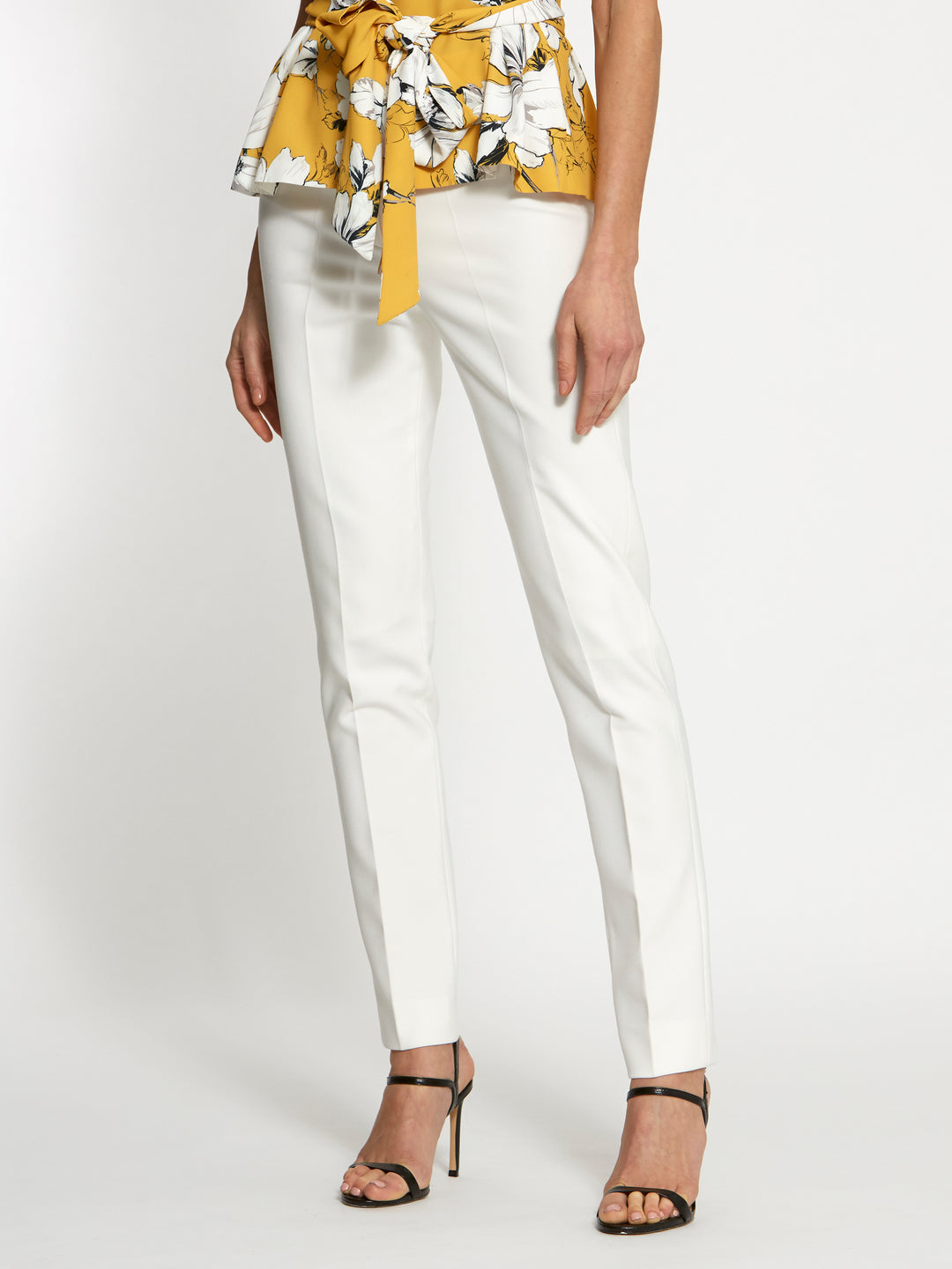 Jill Off-White Trousers