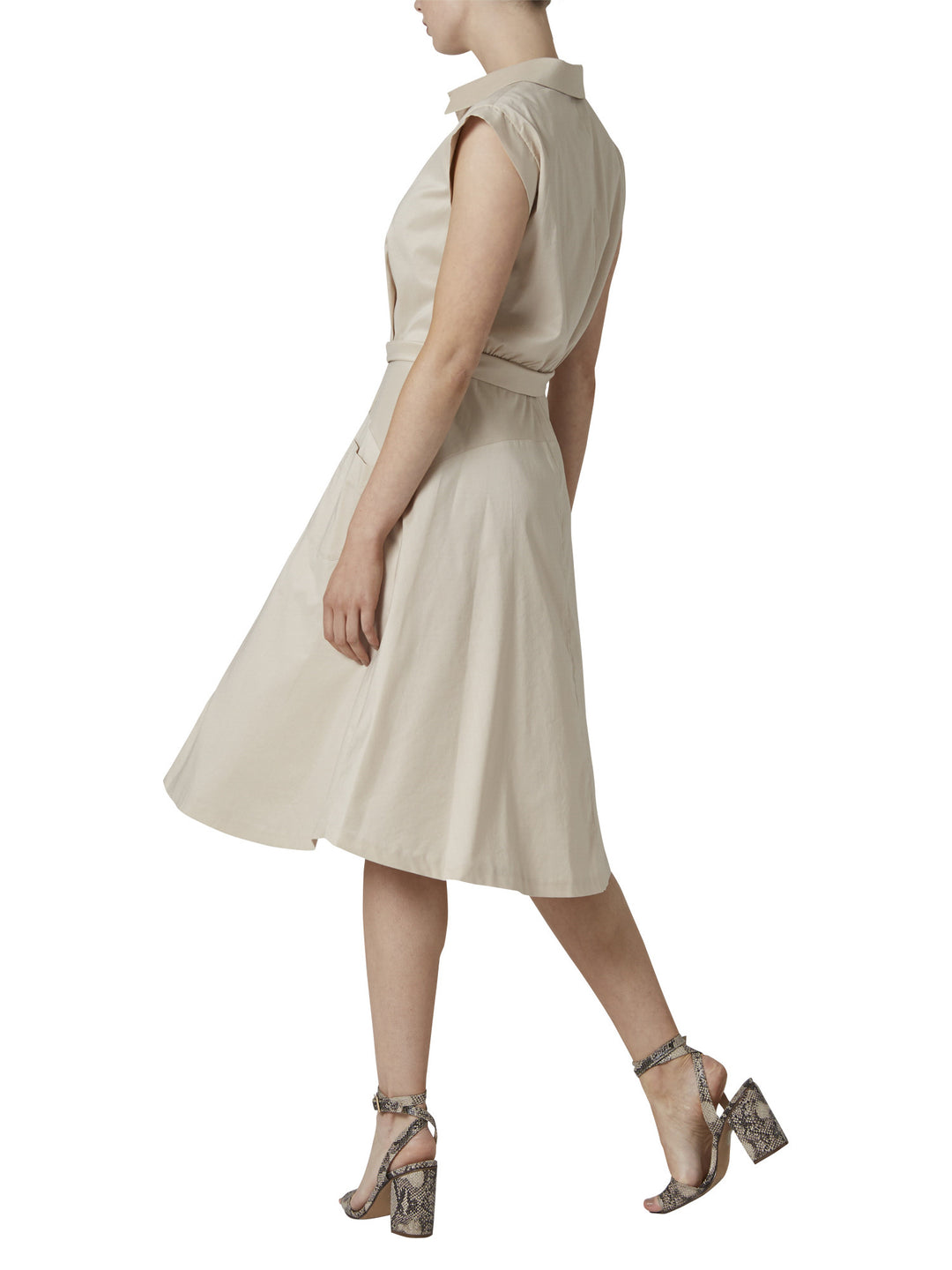 Olivia Beige Dress
