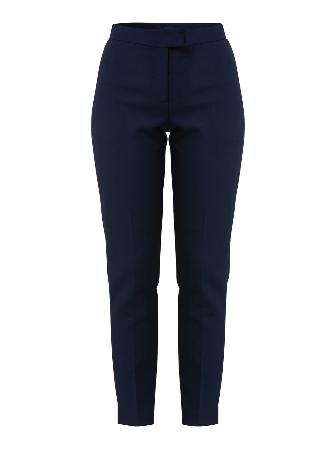 Jill makes a triumphant return! These narrow leg trousers are a must-have for investment-worthy style, providing a sleek and impeccably tailored silhouette. Made with a touch of stretch, they offer not only a polished look but also enhanced comfort. With an ankle-grazing length, a fly front, and a clean flat front that sits naturally on the waist, these trousers exude sophistication.