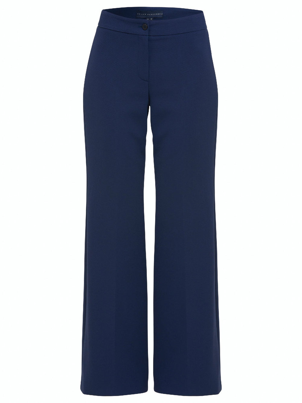 Kelly, a storm blue flare pant. Crafted in sustainable double crepe with a hint of stretch. Revisit the 70's for this season’s game-changing look. Flares are sophisticated, comfortable & leg-lengthening. Guaranteed to flatter the form & never far from fashion’s front line.