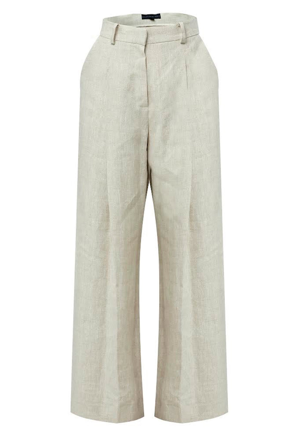Meet the Lyra Oatmeal Linen Trousers, a stylish and relaxed choice for your wardrobe. With a wide-leg design and pleat front, they blend comfort with sophistication. Made from quality oatmeal linen, these versatile trousers can be dressed up or down for any occasion. Pair with a simple top and casual shoes for a chic, contemporary look that stands out.