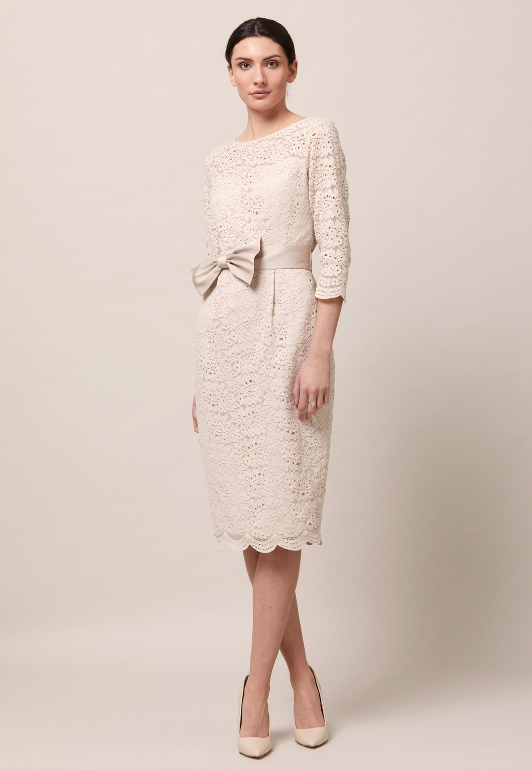 Michelle Oyster Lace Dress 10 Michelle Oyster Lace Dress 10