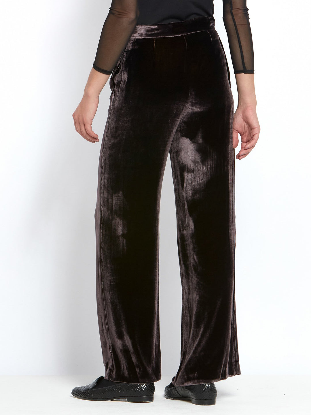 Naomi Velvet Mulberry Pant