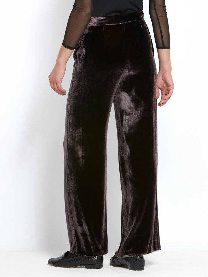 Naomi Velvet Mulberry Pant
