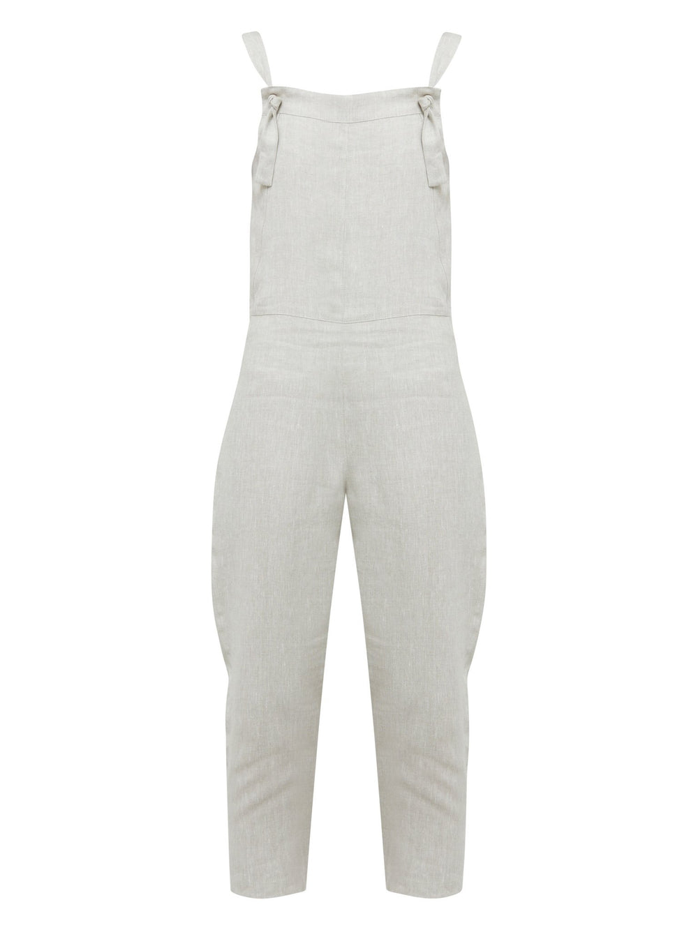 Introducing the Oakley Overalls. Sunny summer day & holiday lunches...this one-piece has you covered. A must-have pull-on linen jumpsuit in a fresh oatmeal tone. Style with our iconic white timeless tops for a fresh and easy look.