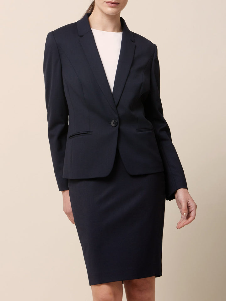 Office Navy Skirt