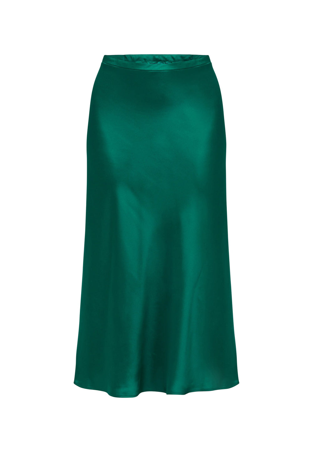 Indulge in the Peyton Dark Emerald Green Satin Skirt, a stunning mid-calf length piece. With its form-flattering high-waisted silhouette and luxurious dark emerald green satin fabric, this skirt exudes elegance. The side seam zip ensures a seamless fit. Perfect for special occasions or elevated everyday wear, it captivates with its timeless appeal, leaving a lasting impression wherever you go.