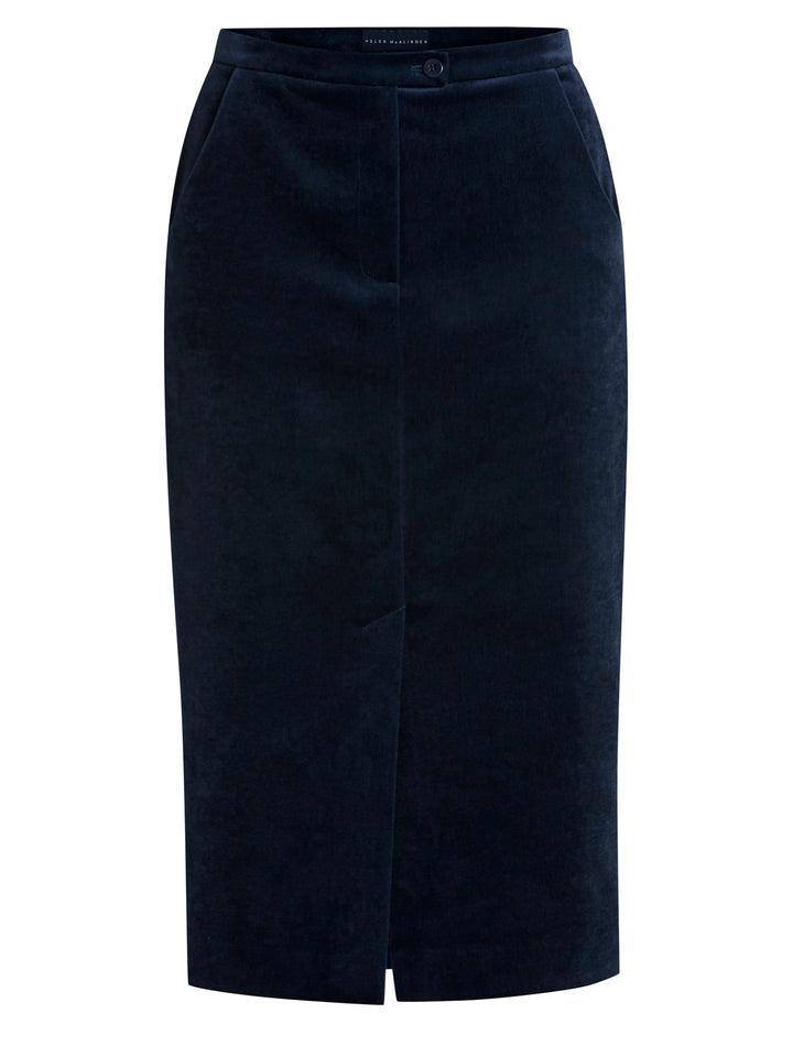 Sabrina Velvet Teal Skirt