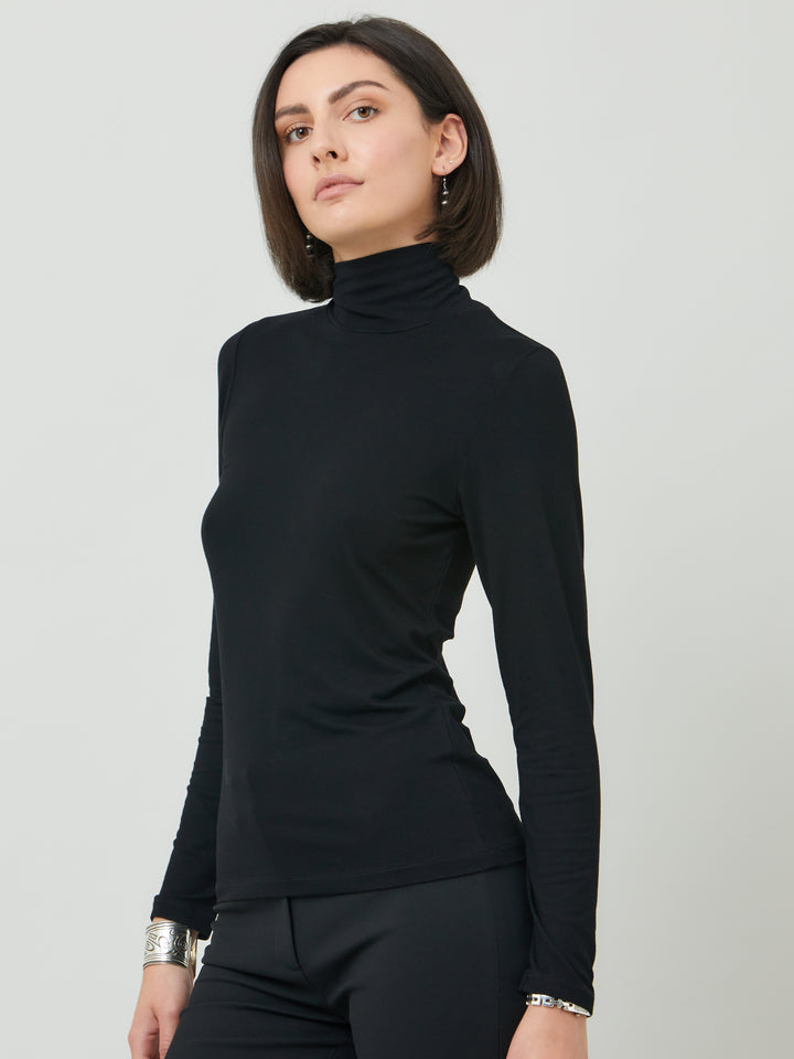 Cora Polo Neck Black